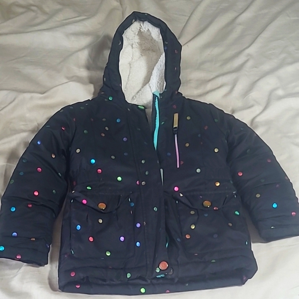 Cat & Jack Polka Dot Snow Jacket
